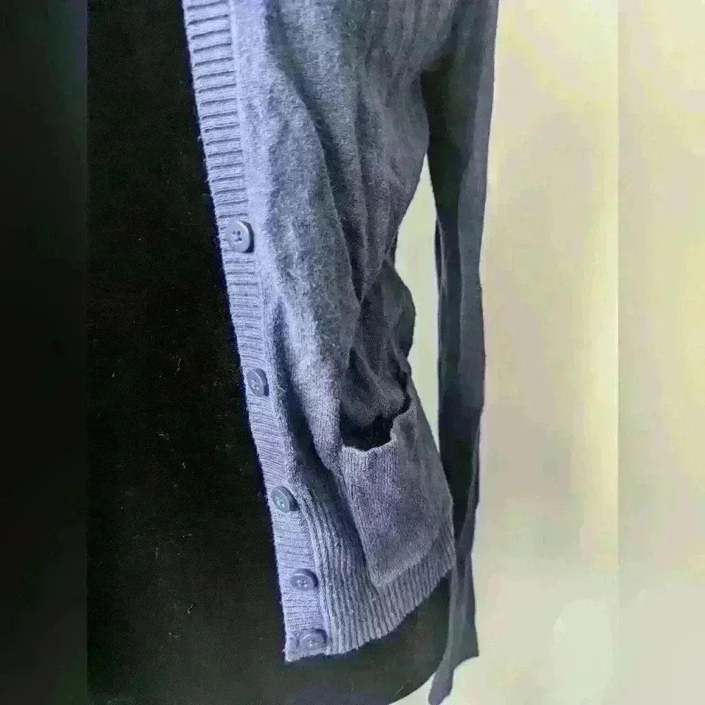 SO Cropped Blue Cardigan
